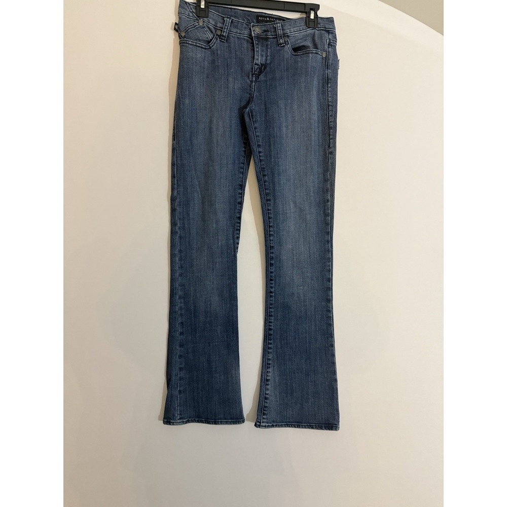 Rock & Republic Kasandra Bootcut Jeans Womens 6 Mid Rise Denim